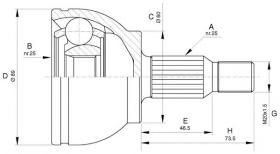 BKN 607592 - Junta Homocinética