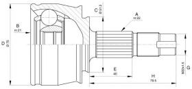 CAR 607594 - Junta Homocinética