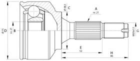 BKN 607630 - Junta Homocinética