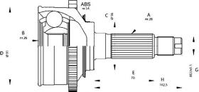 CAR 607647 - Junta Homocinética