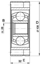 BKN 617025 - Junta Homocinética