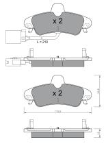 BKN 900531 - Pastillas de Freno