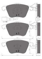 BKN 900541 - Pastillas de Freno