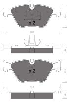 BKN 900543 - Pastillas de Freno