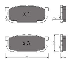 BKN 900553 - Pastillas de Freno