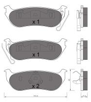 BKN 900567 - Pastillas de Freno