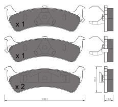 BKN 900568 - Pastillas de Freno