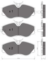 BKN 905314 - Pastillas de Freno