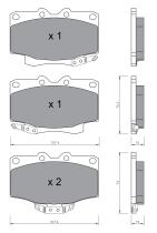 BKN 905464 - Pastillas de Freno