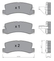 BKN 905466 - Pastillas de Freno