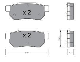 BKN 905468 - Pastillas de Freno