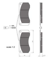 BKN 905516 - Pastillas de Freno