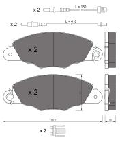 BKN 905532 - Pastillas de Freno