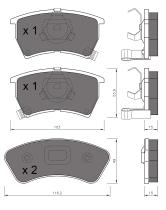 BKN 905545 - Pastillas de Freno