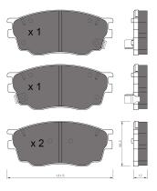 BKN 905578 - Pastillas de Freno