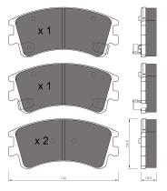 BKN 905579 - Pastillas de Freno