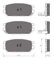 BKN 905583 - Pastillas de Freno