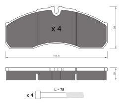 BKN 905664 - Pastillas de Freno