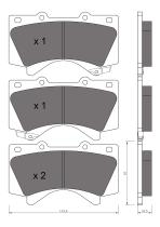 BKN 905678 - Pastillas de Freno