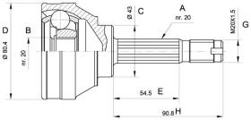 BKN 607003 - Junta Homocinética