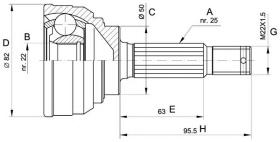 BKN 607029 - Junta Homocinética