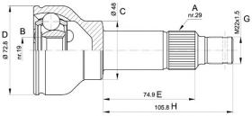 LOBRO 607041 - Junta Homocinética