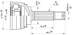 BKN 607048 - Junta Homocinética