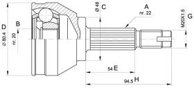 BKN 607066 - Junta Homocinética