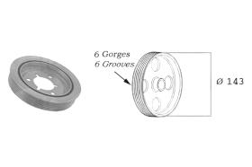 Sasic 2150001 - POLEA DAMPER