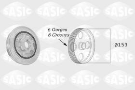 Sasic 2150023 - POLEA DAMPER