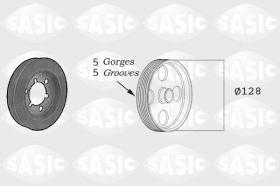 Sasic 2150025 - POLEA DAMPER