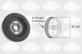 Sasic 2150026 - POLEA DAMPER