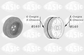 Sasic 2150028 - POLEA DAMPER