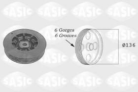 Sasic 2154007 - POLEA DAMPER