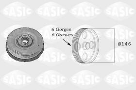 Sasic 2154013 - POLEA DAMPER