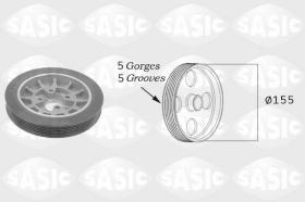 Sasic 2156007 - POLEA DAMPER