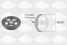 Sasic 2156023 - POLEA DAMPER