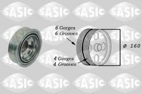 Sasic 2156043 - POLEA DAMPER