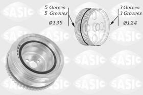 Sasic 2156045 - POLEA DAMPER