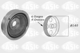 Sasic 2156051 - POLEA DAMPER