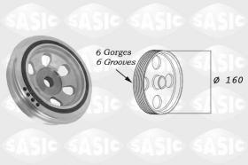 Sasic 2156053 - POLEA DAMPER