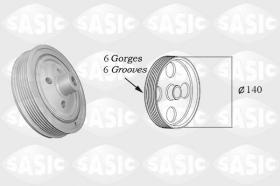 Sasic 2156055 - POLEA DAMPER