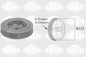 Sasic 4000701 - POLEA DAMPER