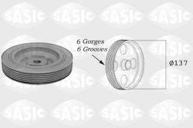 Sasic 4000703 - POLEA DAMPER