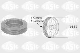 Sasic 4000704 - POLEA DAMPER