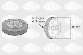 Sasic 5150H60 - POLEA DAMPER