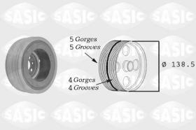 Sasic 9001804 - POLEA DAMPER