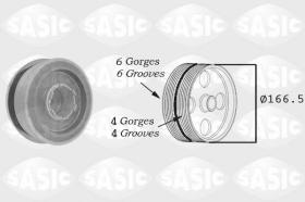 Sasic 9001808 - POLEA DAMPER