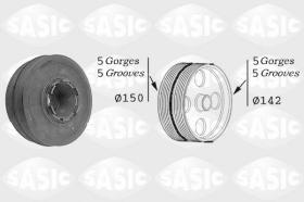 Sasic 9001810 - POLEA DAMPER