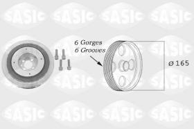 Sasic 9001813 - POLEA DAMPER